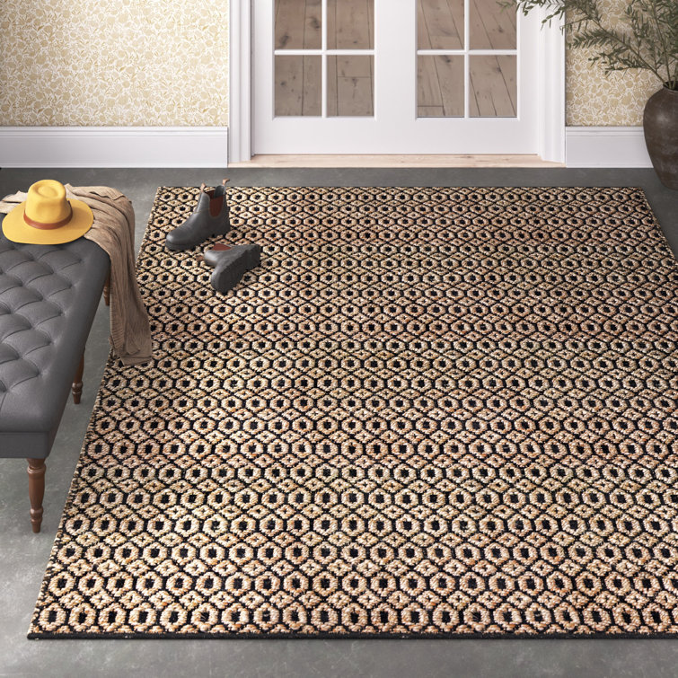 Archbold Handmade Black/Tan Rug & Reviews | Birch Lane